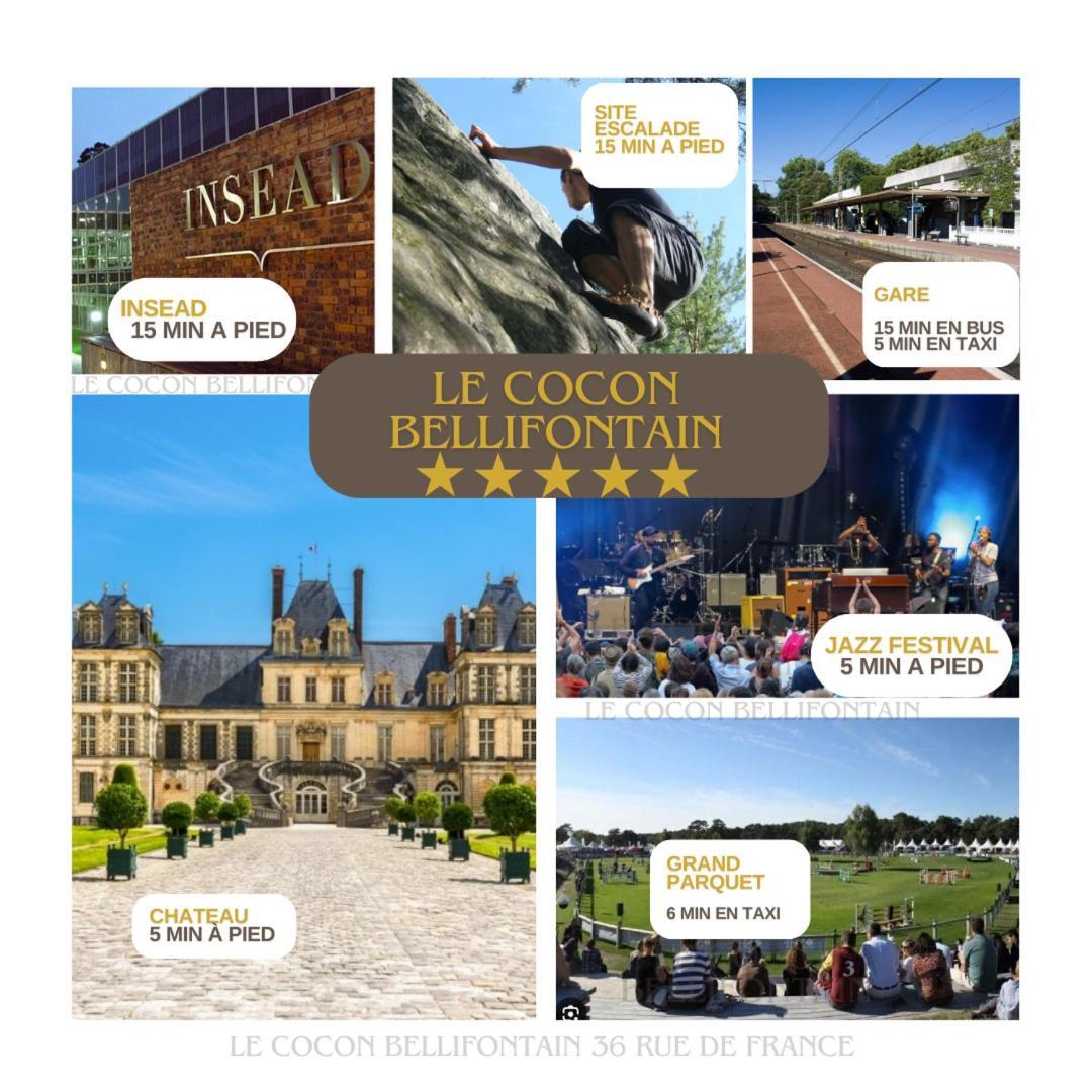 Le Cocon De Fontainebleau - Centre-Ville, Proche Insead & Chateau ภายนอก รูปภาพ