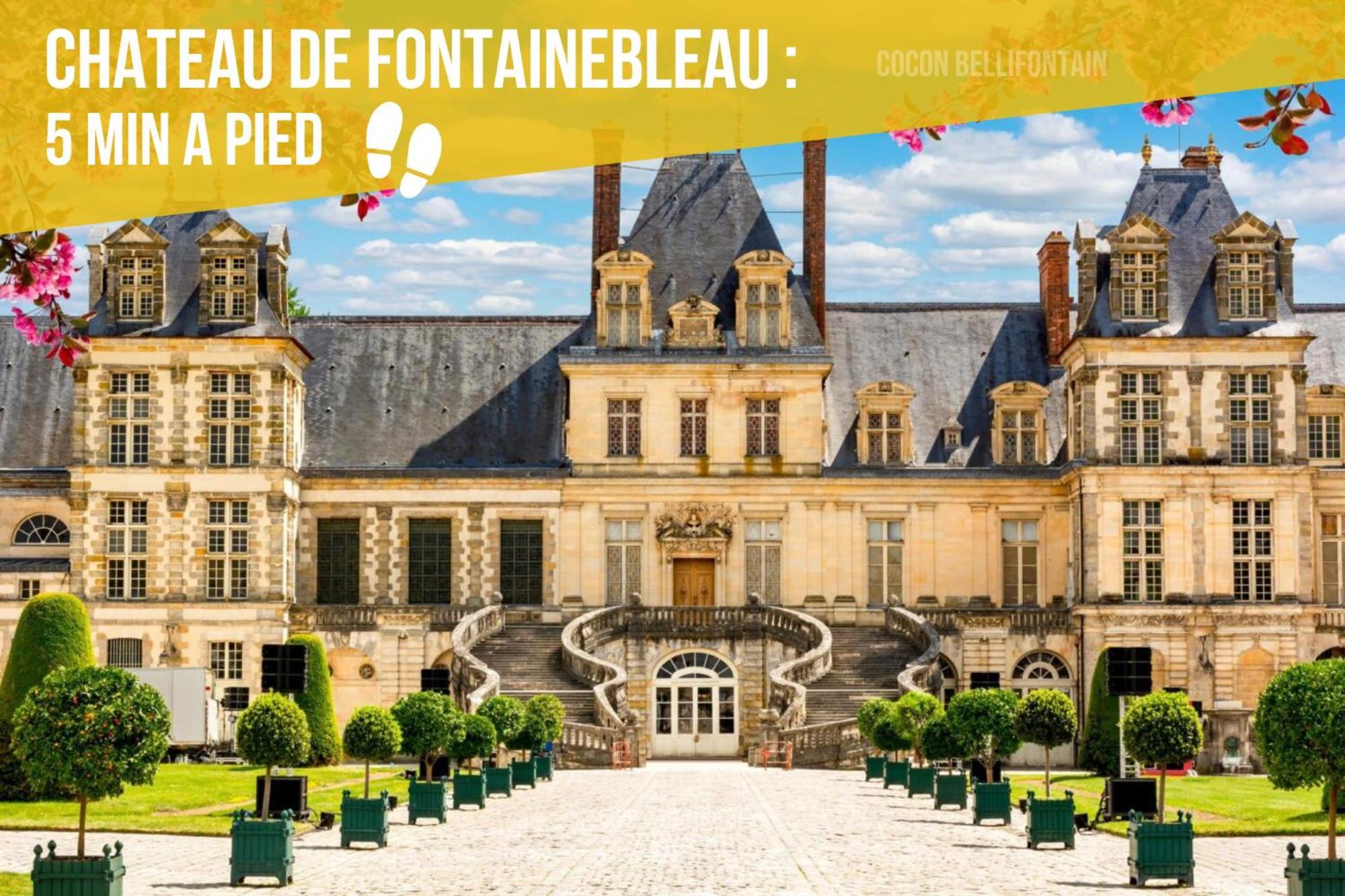 Le Cocon Royal De Fontainebleau - Centre-Ville #Insead #Chateau ฟงแตนโบล ภายนอก รูปภาพ
